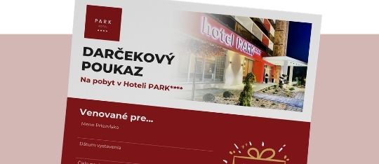 (Slovenčina) Darujte zážitok v Hoteli PARK****