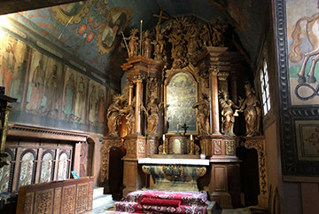 Wooden ghotic church in Tvrdosin