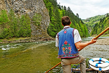 Rafts on Orava river